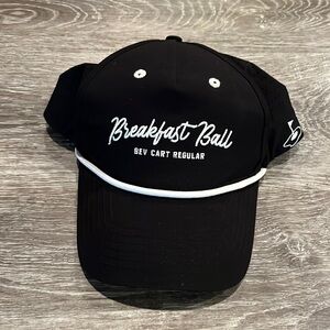 Men’s Black SnapBack Rope Hat